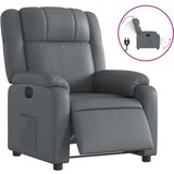 Maison Chic Električni naslanjač - Relax naslanjač sivo umetno usnje, (22061563) | Shoptok.si