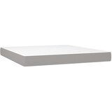 vidaXL Vzmetnica z žepkasto vzmetjo srednje trdote svetlo siva 193x203x20 cm blago, (5000295185) u
