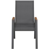 Modern Living Vrtni Stol Deni, Antracit | Shoptok.si