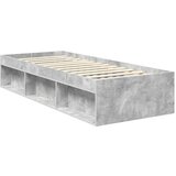  Okvir za krevet s uzglavljem Betonska siva 75 x 190 cm | shoptok.hr