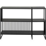Actona Crna biblioteka u kamenom dekoru 120x83 cm Strington – | shoptok.hr