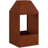  Kamin Rđa 50 x 50 x 100 cm Čelik otporan na vremenske uvjete | shoptok.hr