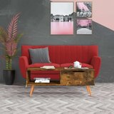  Stolić za kavu boja dimljenog hrasta 100 x 49 5 x 43 cm iverica | shoptok.hr