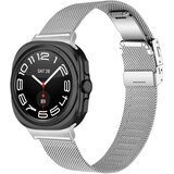 INF Milanski pašček z zanko za uro Samsung Watch 7 47 mm z želvasto zaponko Silver, (21624608) | Shoptok.si