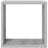 Kockaste zidne police 4 kom siva boja betona 30 x 15 x 30 cm | Eponuda.com
