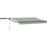  Električni zložljiv senčnik Zelena, Bela, Antracit 3 x 2,5 m, (5000211239) | Shoptok.si