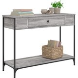  Konzolni stol siva boja hrasta 100x34,5x75 cm konstruirano drvo | Eponuda.ba