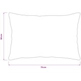  Presvlaka za jastuk 2 pcs HEERLEN Crna 50 x 75 cm Flanel Slike