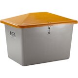 Cemo Posoda za posipni material iz umetne mase s steklenimi vlakni, prostornina 700 l, brez odprtine za odvzemanje, siva posoda | Shoptok.si