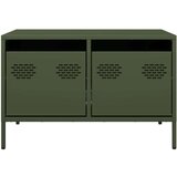 vidaXL TV ormarić maslinastozeleni 68x50x43,5 cm hladno valjani čelik | shoptok.hr