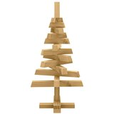 vidaXL Božićna drvca s stalakom Smeđa 60 cm Masivna borovina | shoptok.hr