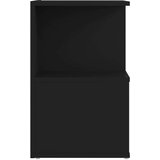 vidaXL Nočna omarica črna 35x35x55 cm iverna plošča, (20624070) | Shoptok.si