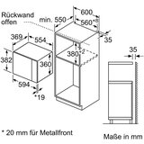 Siemens BE555LMB1 iQ500 ugradbeni uredaj mikrovalni s grillom | shoptok.hr