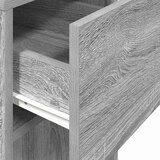 TOWER stalak za računalo s ladicom boja sivog hrasta 30x44x74cm | Shoptok.si