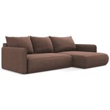 Makamii rožnata raztegljiva/s prostorom za shranjevanje kotna sedežna garnitura (desni kot) nanea – | Shoptok.si