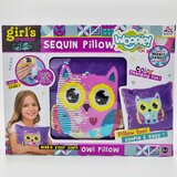 Woopie art & fun šljokičasti jastuk sova, ljubičasta | shoptok.hr