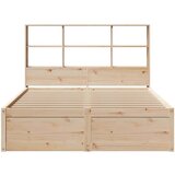 vidaXL Okvir kreveta bez madraca 140 x 190 cm od masivne borovine | shoptok.hr
