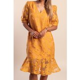 Fenzy Midi Haljina, Žuta | shoptok.hr