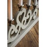 Marksl&amp;ouml;jd 706453 - Božićni svećnjak ENEBY 5xE10/3W/230V bež/mesing Slike