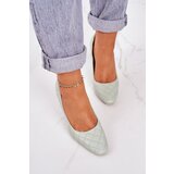 Boto Elegant Quilted Heels Green Rosanna | Shoptok.si
