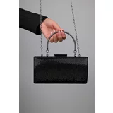 LuviShoes 363 Black Stone Women's Evening Dress Bag