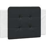  Postelja z vzmetnico bela in črna 90x190 cm umetno usnje | Shoptok.si