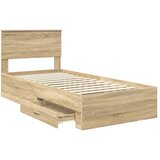  Konstrukcija postelje Sonoma hrast 90 x 190 cm Konstruiran les, (5000103170) | Shoptok.si