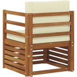  Set vanjskih sofa s jastukom Prirodna 67 x 63 x 73 cm | shoptok.hr