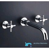 EYN Elegantna stenska armatura za umivalnik | pipa SU0167 — Krom | Shoptok.si