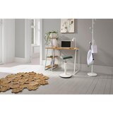 MID.YOU PISALNA MIZA kovina, leseni material bela, barve hrasta | Shoptok.si