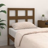  Uzglavlje za krevet boja meda 105,5x4x100 cm masivna borovina | shoptok.hr