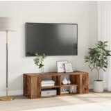 vidaXL TV omarica s polico Star les 102 x 35 x 35 cm Konstruiran les Cene
