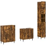  Set za kupaonicu od 3 dijela ZWOLLE Dimljeni hrast | shoptok.hr