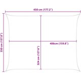  Jedro za sunce Svijetlo siva i bijela. 4,5 x 3,5 m | shoptok.hr