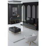 Hanah home Lord - Anthracite, Gold AnthraciteGold Living Room Furniture Set | ePonuda.com