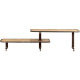 Maison Chic TV omarica - TV stojalo - Televizijska omarica 160x30x40 cm trden mangov les, (21700786) Cene