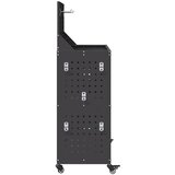  Količar za alate s policom Crna 65 x 35 x 111 cm Čelična vrata | shoptok.hr