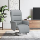 Maison Chic Fotelj - Relax naslanjač z oporo za noge svetlo sivo blago, (22062016) | Shoptok.si