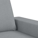 vidaXL Kavč trosed s stolčkom za noge svetlo siv 180 cm blago | Shoptok.si