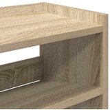 vidaXL Regal za čevlje sonoma hrast 80x25x81 cm inženirski les | Shoptok.si
