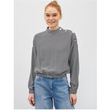 Koton Women's Checkered Blouse Long Sleeve High Neck Button Detailed | Eponuda.ba