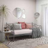  Okvir za krevet na razvlačenje sivi metalni 90 x 200 cm | shoptok.hr