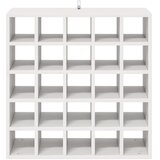  Stalak za vino 2 pcs Bijelo 56 x 25 x 56 cm Čvrsto borovo drvo | shoptok.hr