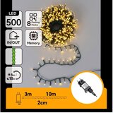 Aigostar LED spoljna božićna girlanda 500xLED/8 funkcija 13m IP44 toplo belo Cene