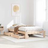  Okvir kreveta bez madraca 90 x 190 cm od masivne borovine | shoptok.hr