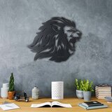 Wallity Zidna dekoracija Roar Lion, 40 x 50 cm, Crna | ePonuda.com