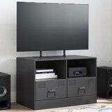 Maison Chic TV omarica - TV enota - Televizijska omarica črna 67x39x44 cm jeklo, (21701507) | Shoptok.si