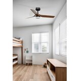 Faro 33823WT-1TW-LED prigušiva ventilator MINI PUNT S 10W/230V braon/crna prečnik 90 cm WT + daljinski upravljač | Eponuda.com