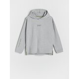 Reserved - Majica dugih rukava s kapuljačom - light grey | shoptok.hr
