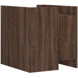  Noćni ormarić smeđa boja hrasta 45x50x50 cm konstruirano drvo | shoptok.hr